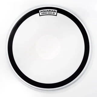 Aquarian Super Kick III Texture Coated with Power Dot-White