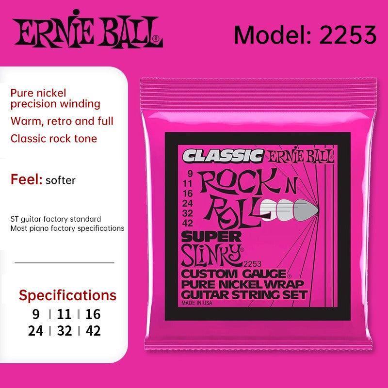 EB Regular Slinky Classic pure nickel electric guitar strings, 10 - 46 gauge (P03251)