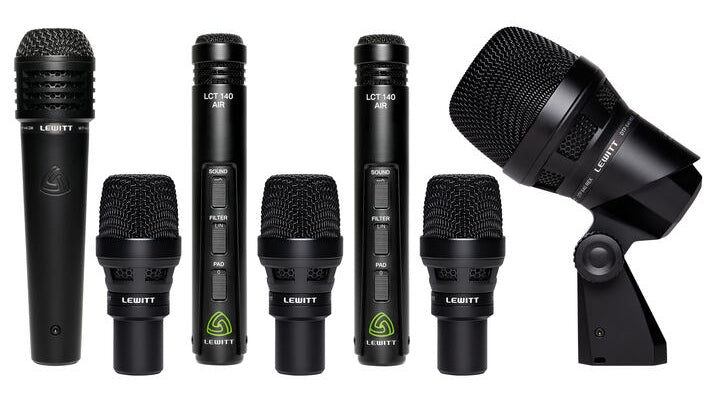 LEWITT BEATKIT PRO 7-Piece Drum Microphone Kit