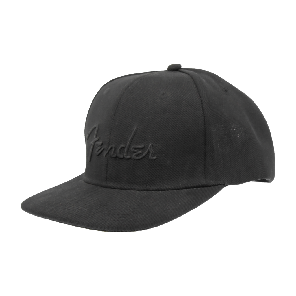 Fender Black Flat Bill Hat