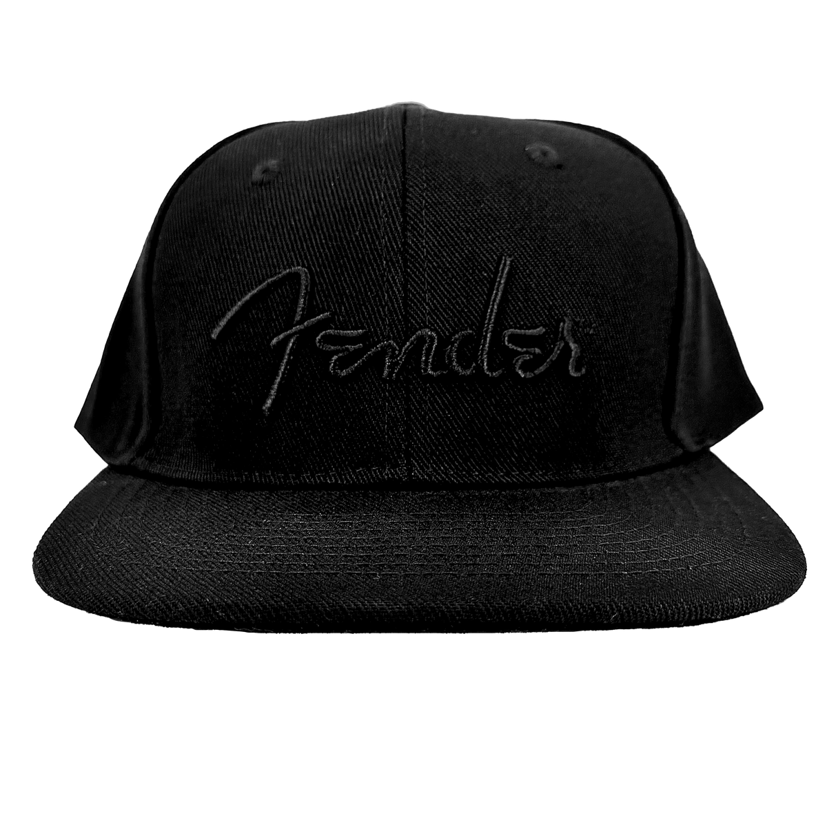 Fender Black Flat Bill Hat