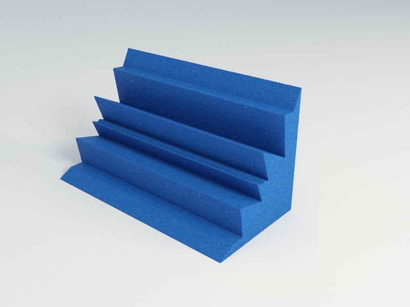 Acoustic Foam Corner Bass Traps, 12 x 12 x 24 Inch, NRC 1.20, 13 Colors
