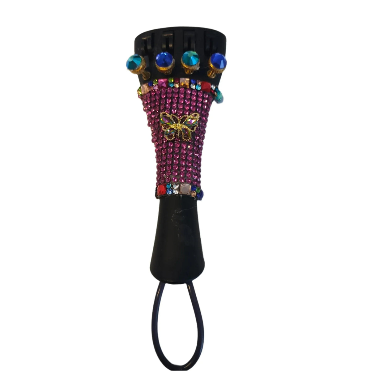 Butterfly Bling Violin Tailpiece