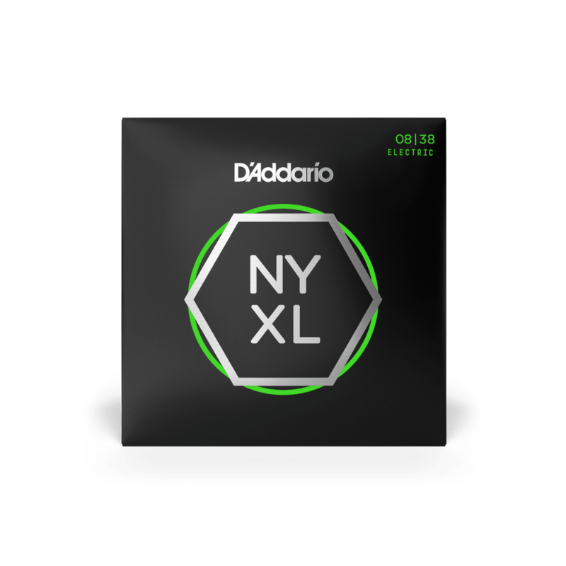 D'Addario NYXL0838 NYXL Electric Guitar Strings, 08-38 Extra Super Light