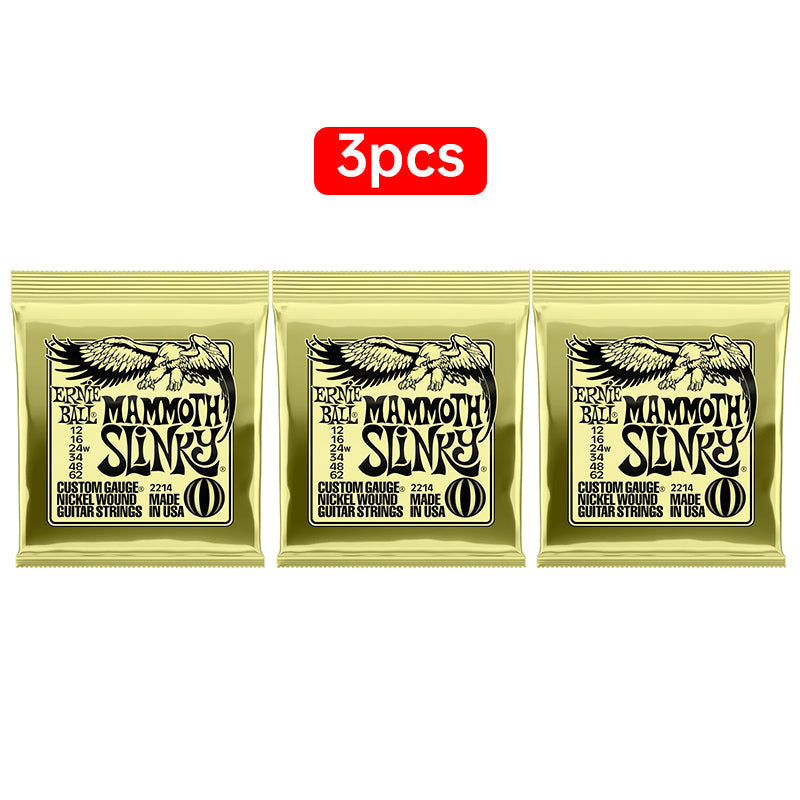 Ernie Ball 6-String Baritone Slinky Nickel Wound Electric Guitar Strings, 13-72 Gauge (P02839)