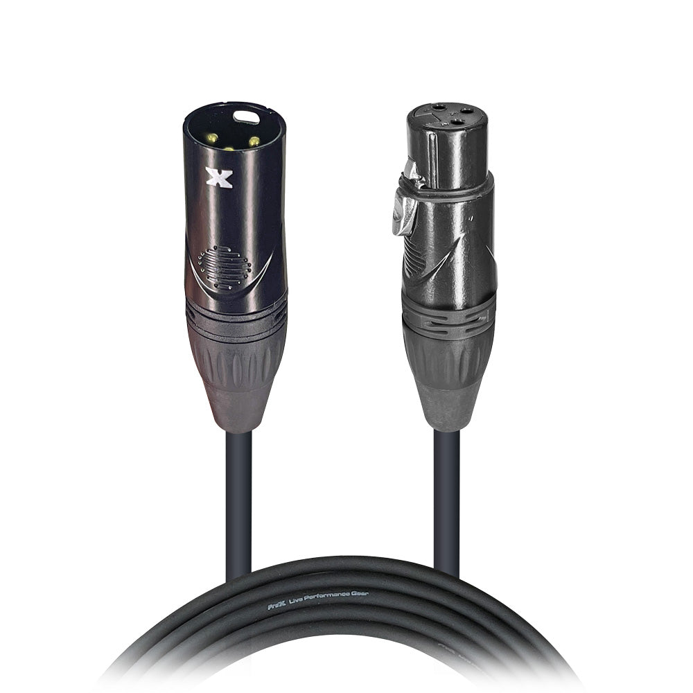 ProX 10 Ft. High Performance DMX Male 3-Pin to DMX Female 3-Pin Cable