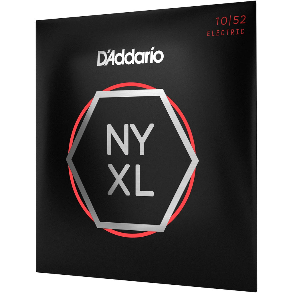 D'Addario NYXL1052 NYXL Electric Guitar Strings, 10-52 Light Top/Heavy Bottom