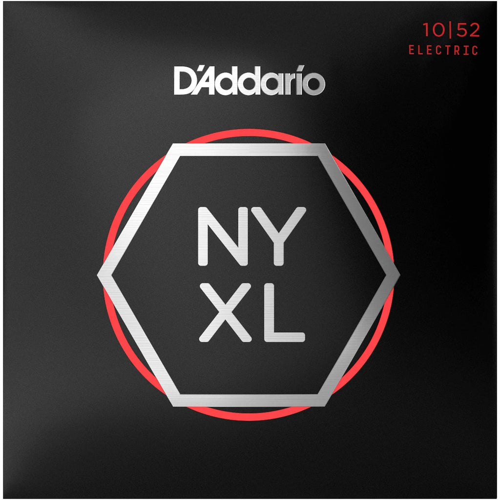 D'Addario NYXL1052 NYXL Electric Guitar Strings, 10-52 Light Top/Heavy Bottom