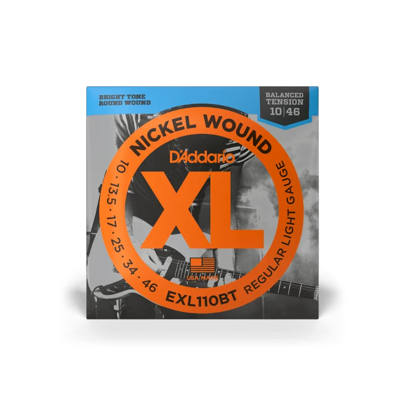 D’Addario EXL110BT XL Nickel Electric Guitar Strings – 10-46 Balanced Tension