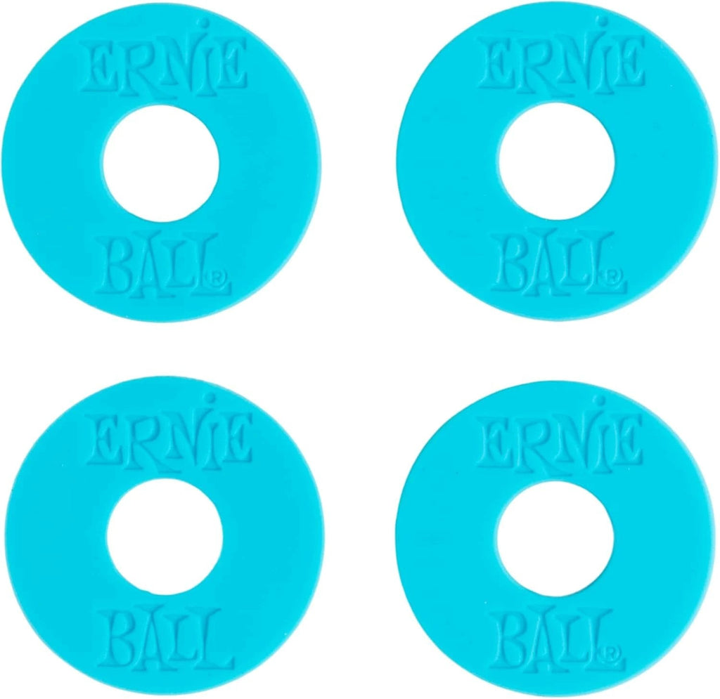 Ernie Ball Strap Blocks - Blue - 4 Pack