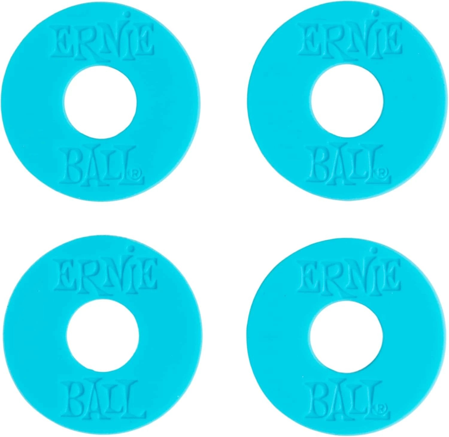Ernie Ball Strap Blocks - Blue - 4 Pack