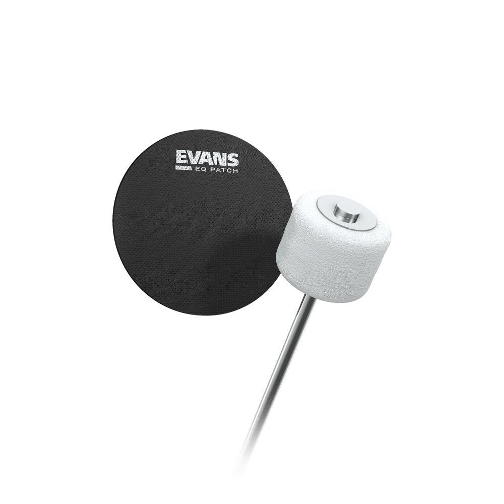 Evans EQ Black Nylon Single Patch