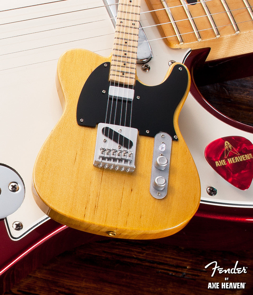 Officially Licensed Miniature Butterscotch Blonde Fender™ Telecaster™ Guitar Replica