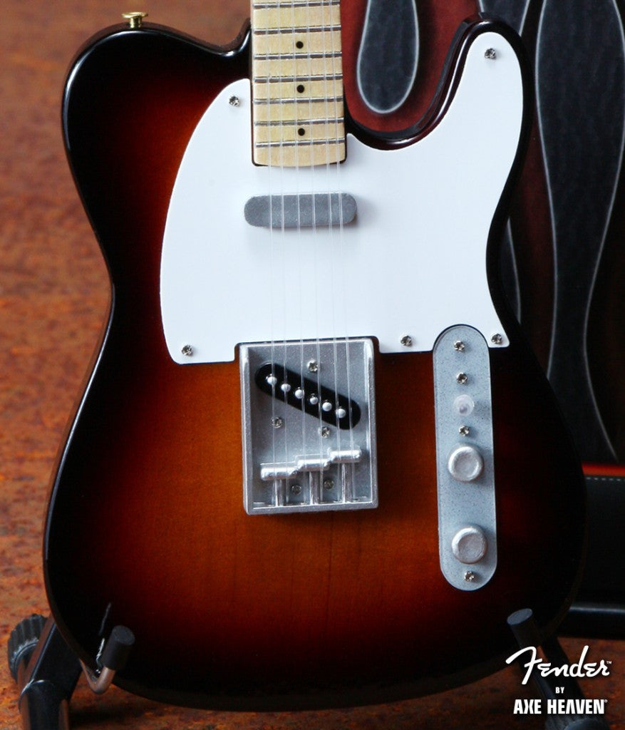 Fender™ Sunburst Telecaster™ Classic Miniature Guitar Replica - Officially Licensed