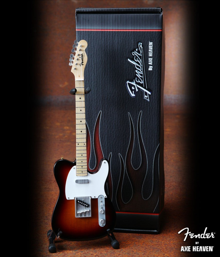Fender™ Sunburst Telecaster™ Classic Miniature Guitar Replica - Officially Licensed