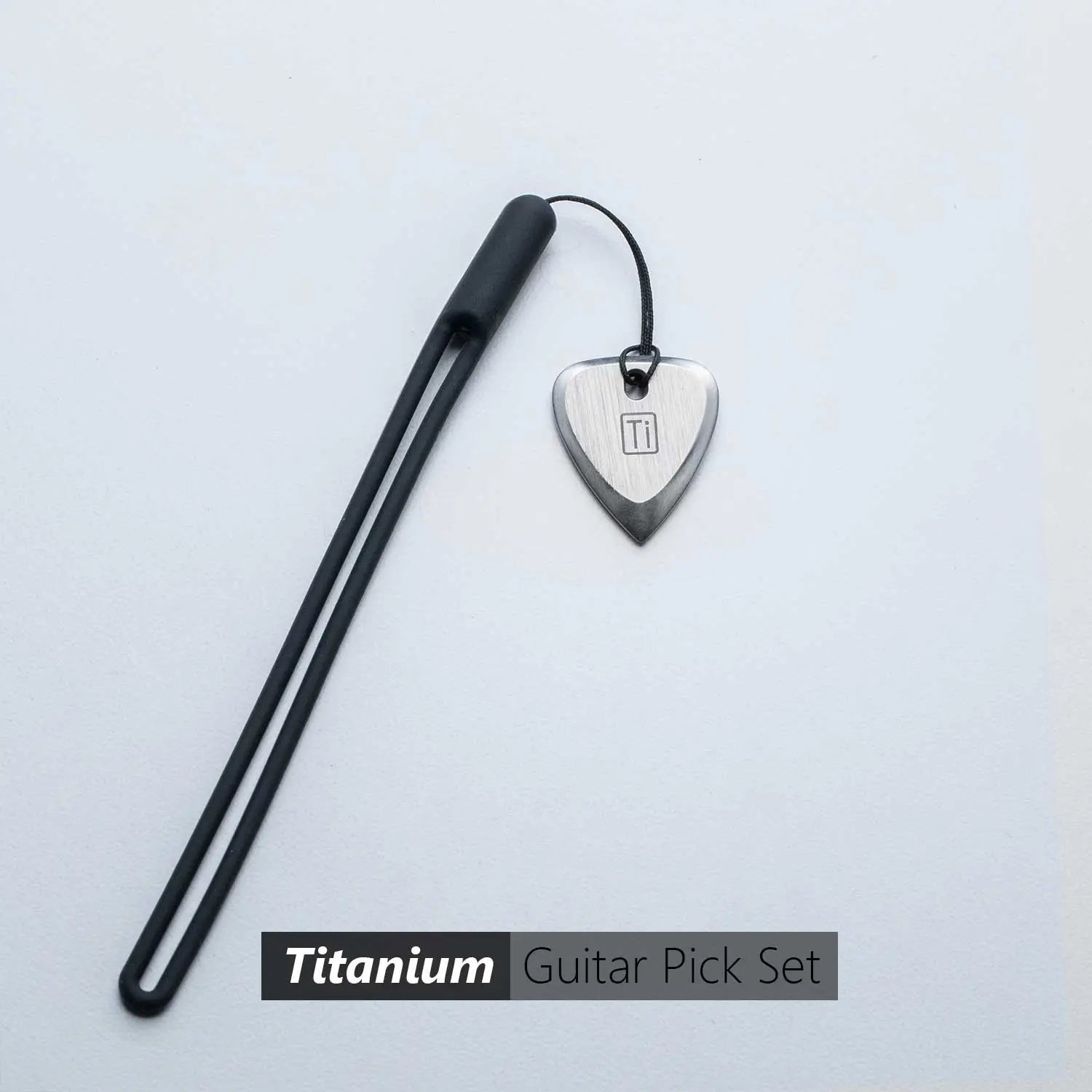 GPCA Titanium Guitar Pick Set - Silver Gold Blue