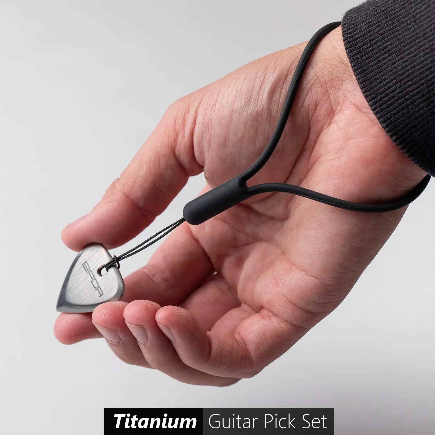 GPCA Titanium Guitar Pick Set - Silver Gold Blue