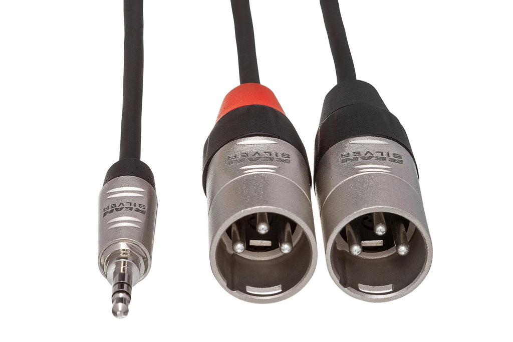 Hosa Pro Stereo Breakout 3.5mm to Dual XLR, 6 Ft
