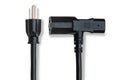 Hosa PWD-401 Piggyback IEC C13 to NEMA 5-15P, 1 Ft