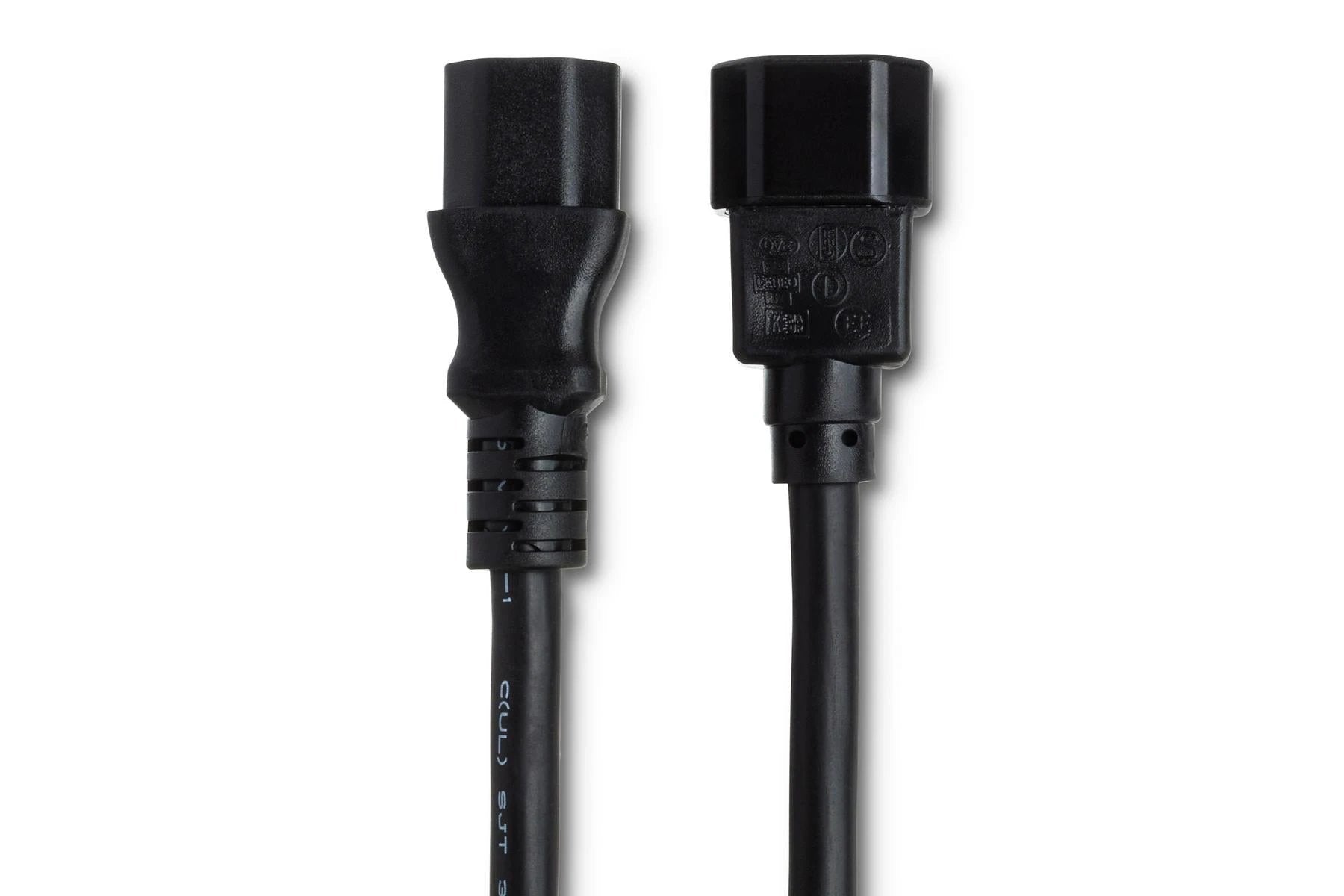 Hosa PWL-401.5 Power Extension Cord  IEC C14 to IEC C2, 1.5 Ft