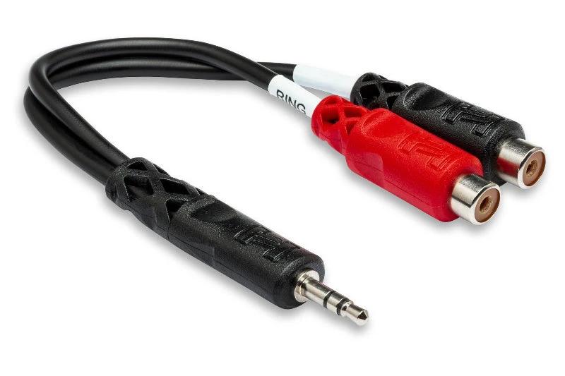 Hosa 3.5mm to Dual Female RCA