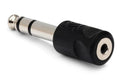 Hosa 3.5 mm TRS to 1/4 in TRS Adaptor