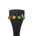 Color Coded Crystalline Violin Tailpiece | Helps Students Learn String Names