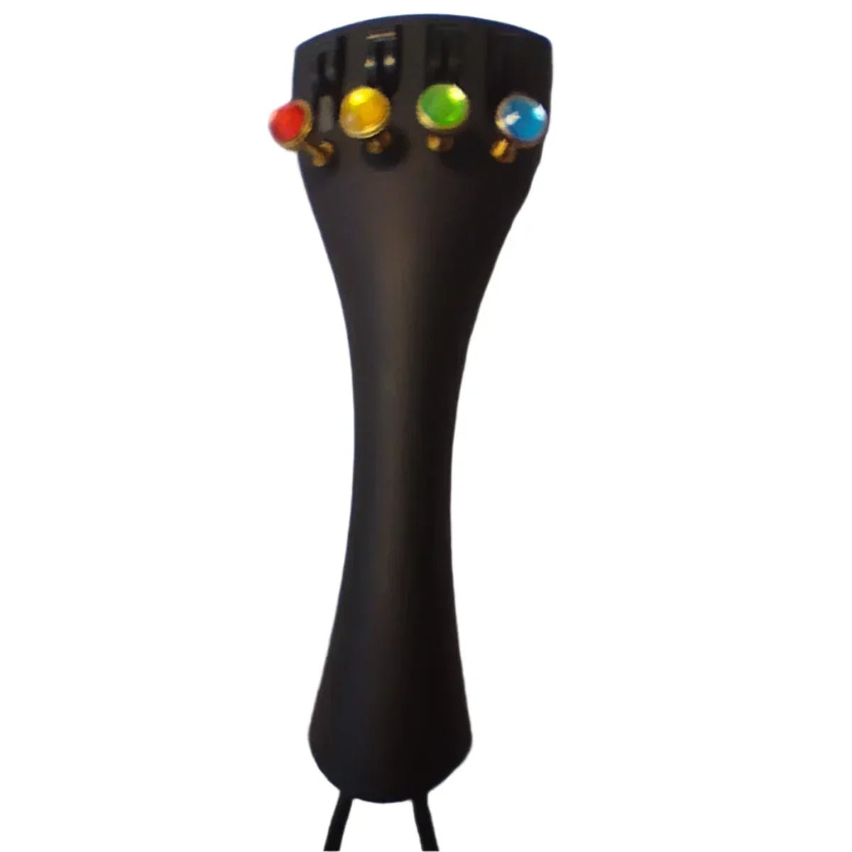 Color Coded Crystalline Violin Tailpiece | Helps Students Learn String Names