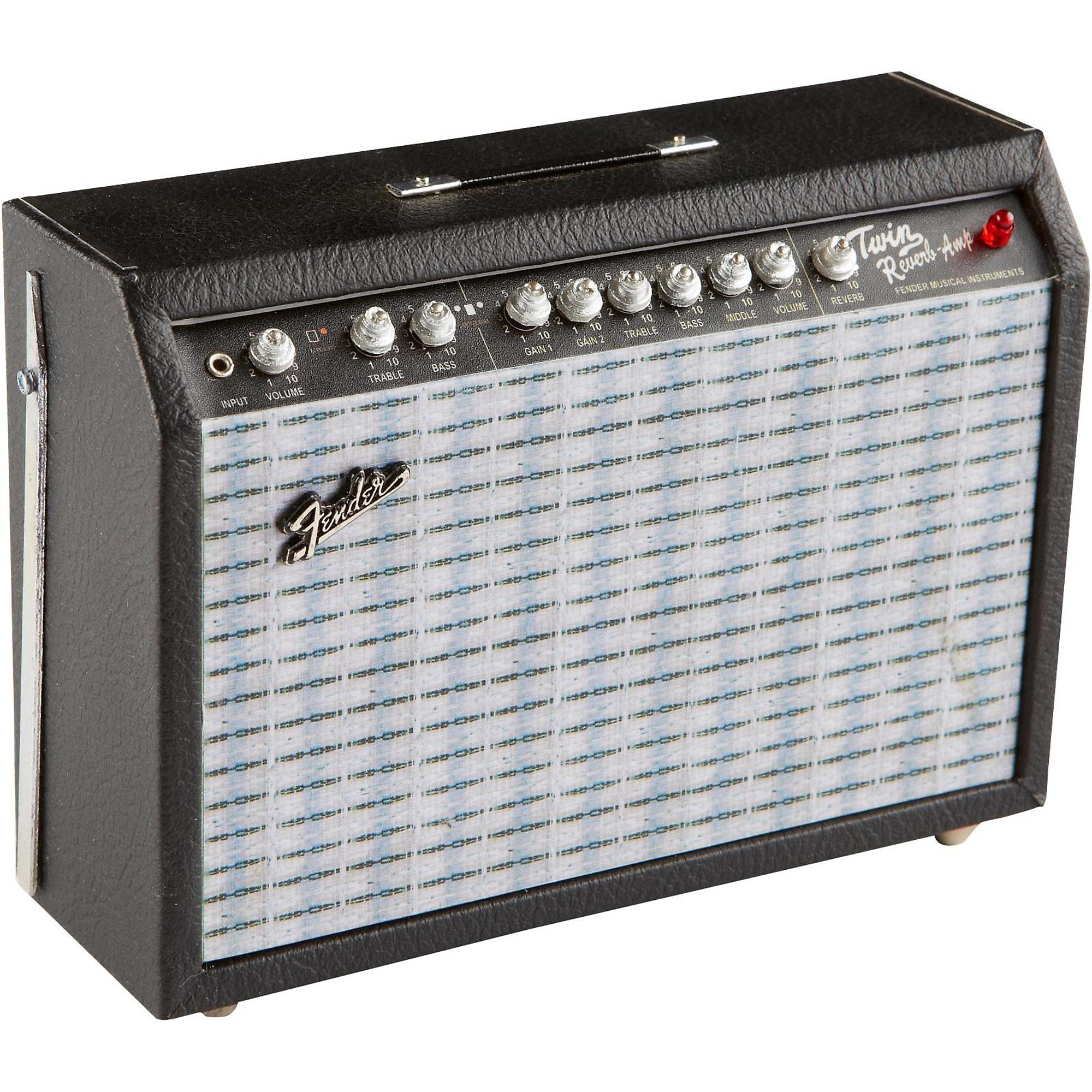 Miniature Fender Twin-Reverb Ornamental Amp Model - Officially Licensed