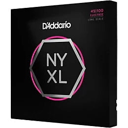 D'Addario NYXL45100  NYXL Bass Strings, 45-100 Regular Light, Long Scale