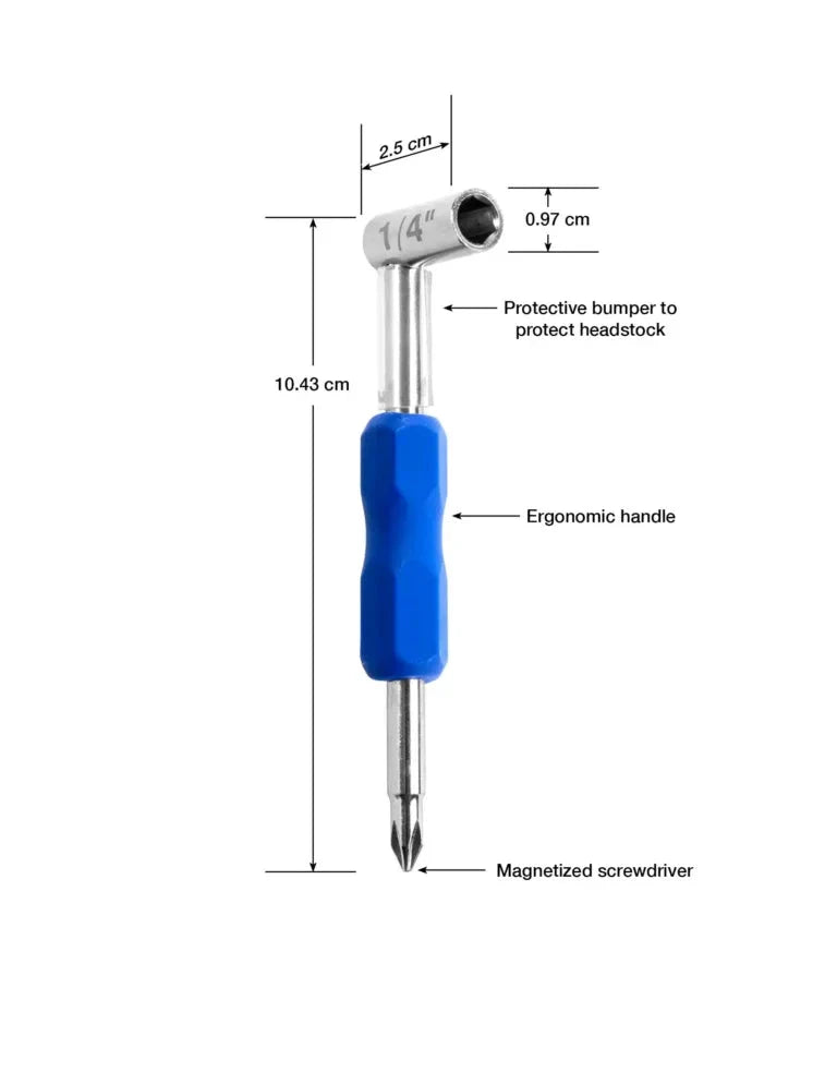 Music Nomad Premium Truss Rod Wrench – 1/4″