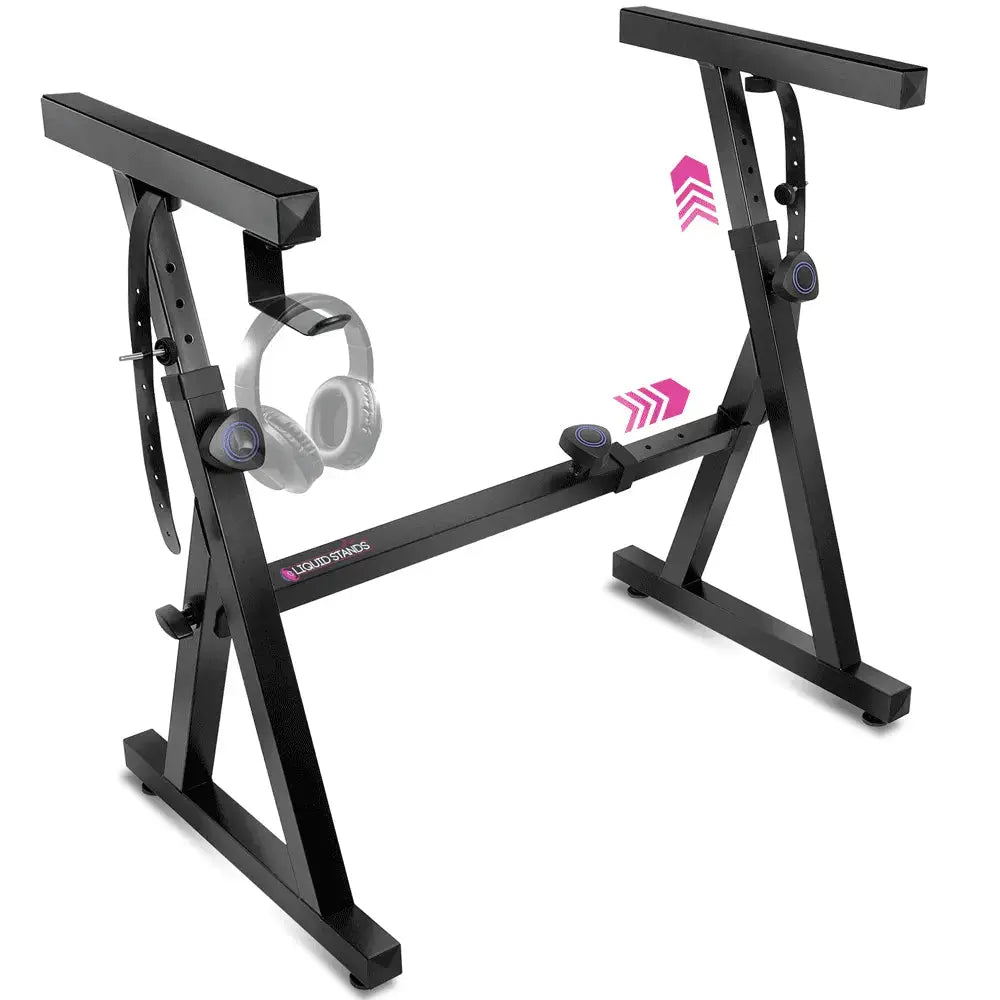 Refurbished Adjustable Z Style Black Keyboard Stand