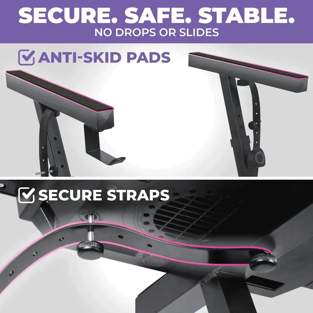 Refurbished Adjustable Z Style Black Keyboard Stand