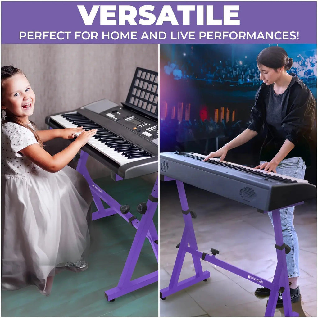 Adjustable Purple Z Style Keyboard Stand