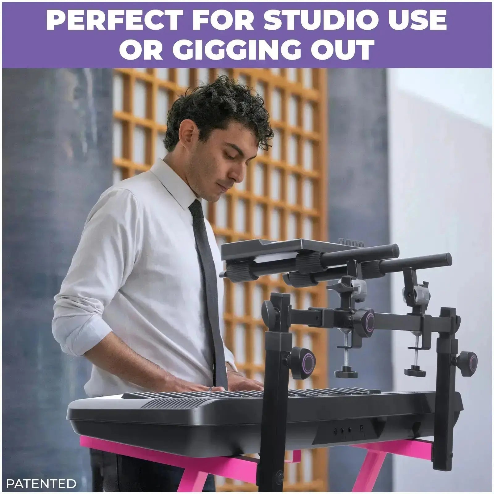 Adjustable 2nd Tier Keyboard Stand Attachment