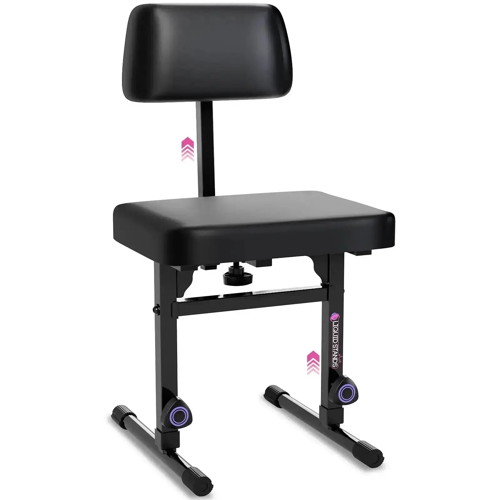 Adjustable Keyboard Bench Seat with Backrest