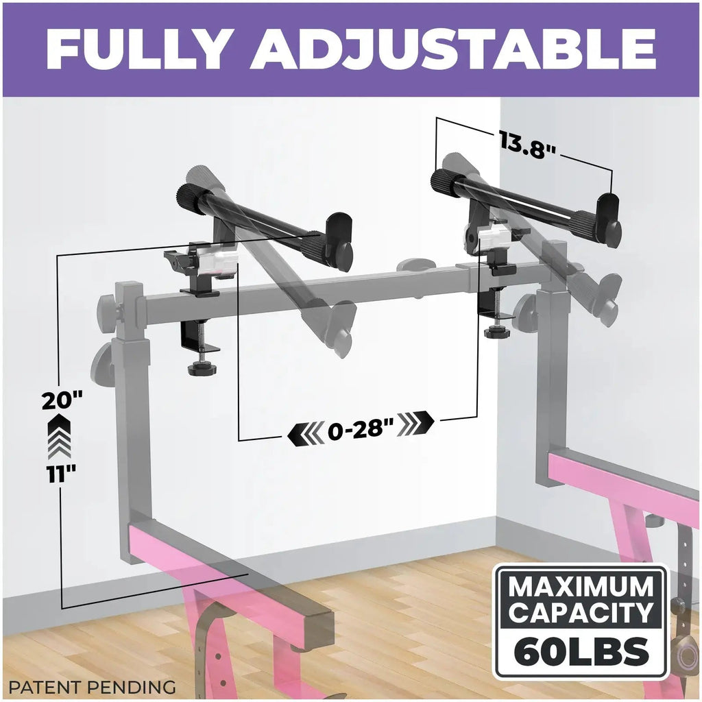 Refurbished Adjustable 2-Tier Keyboard Stand Extender - Arms Only