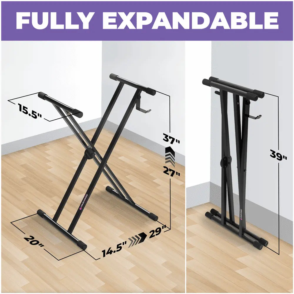 Adjustable X Style Keyboard Stand