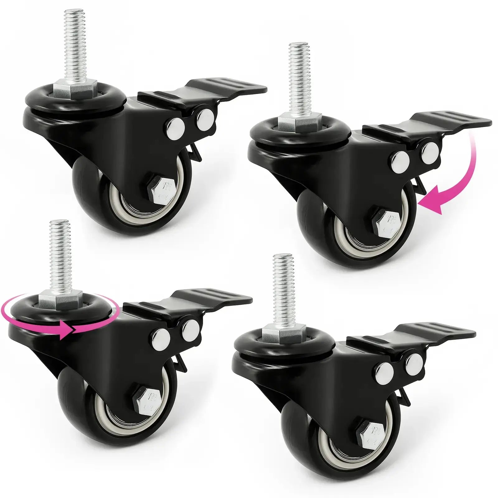 Replacement Wheel Set for Keyboard Stand