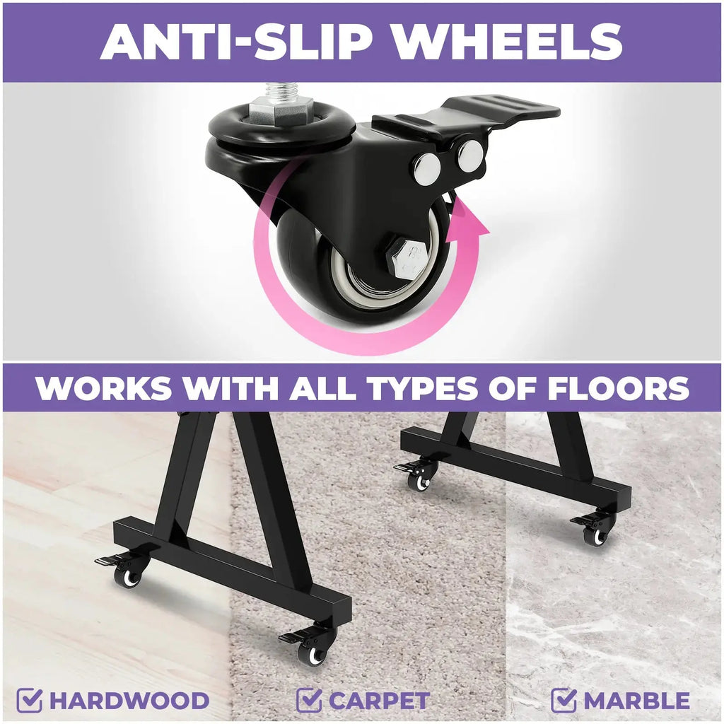 Replacement Wheel Set for Keyboard Stand