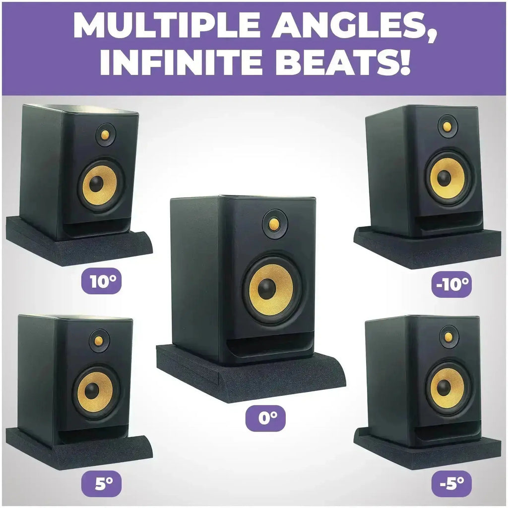 Refurbished Studio Monitor Sound Isolation Pads for Speakers- 5" (Medium)