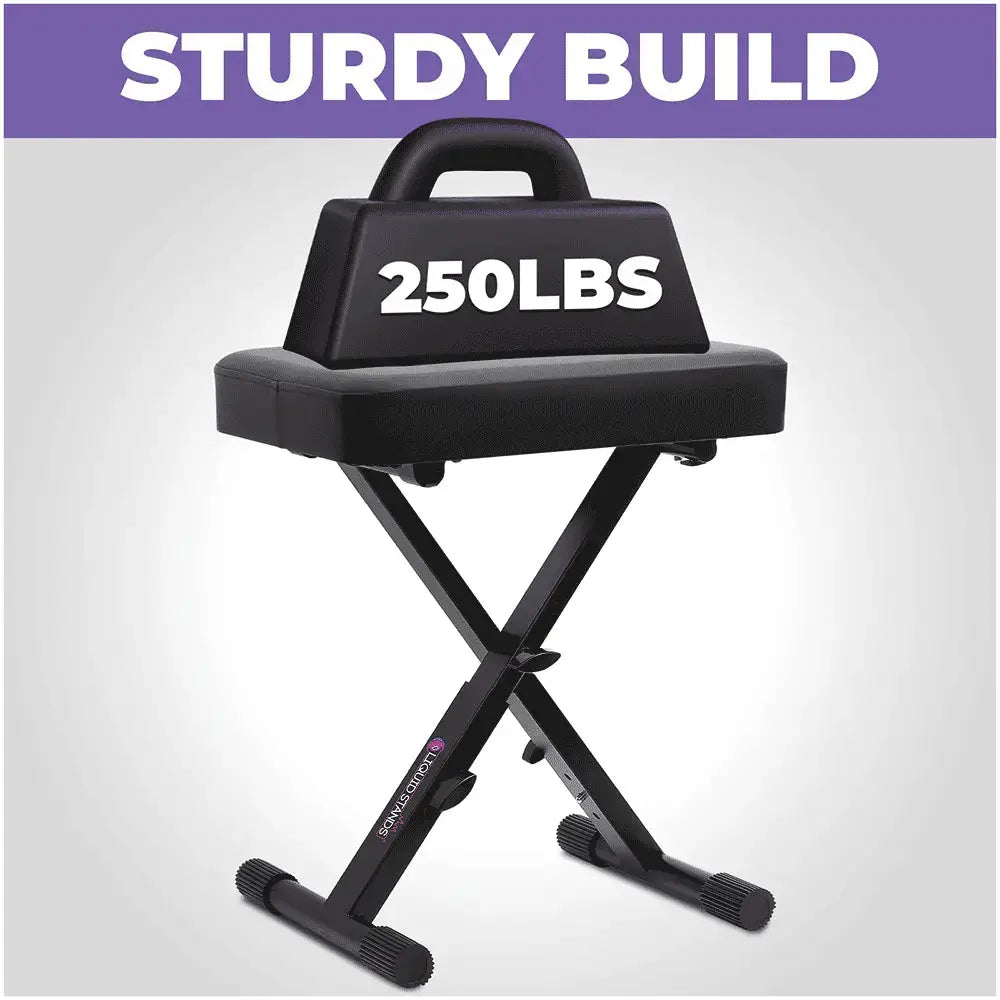 Refurbished Foldable X-Style Keyboard Bench