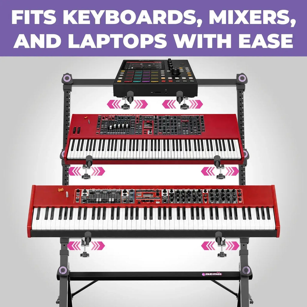 3 Tier Keyboard and Synth Stand