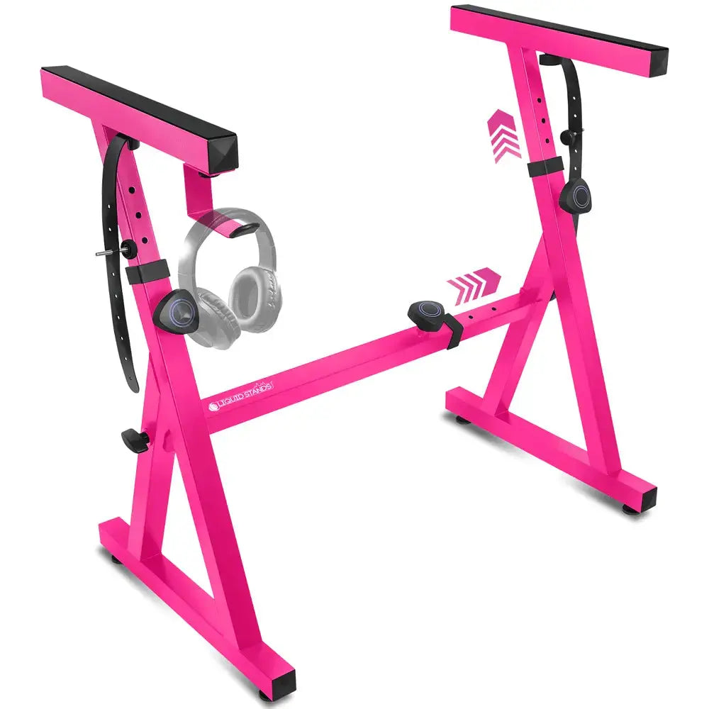 Refurbished Adjustable Z Style Pink Keyboard Stand