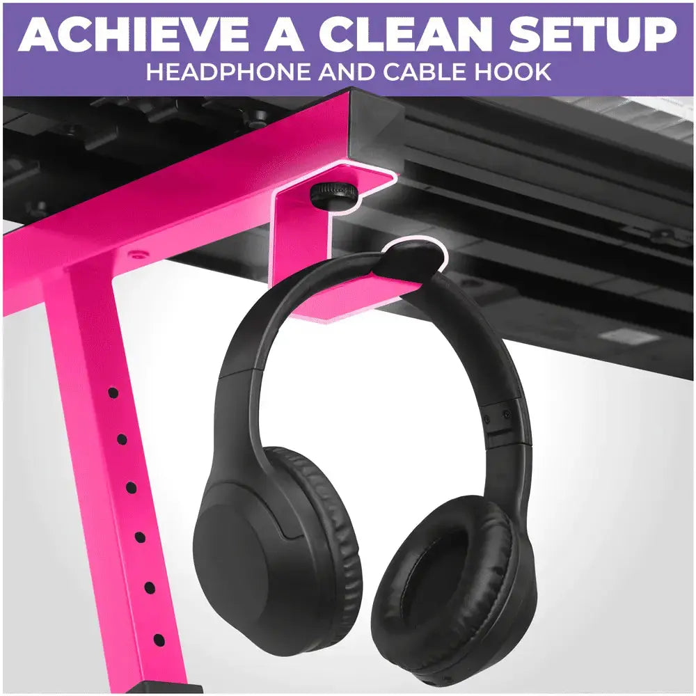 Refurbished Adjustable Z Style Pink Keyboard Stand