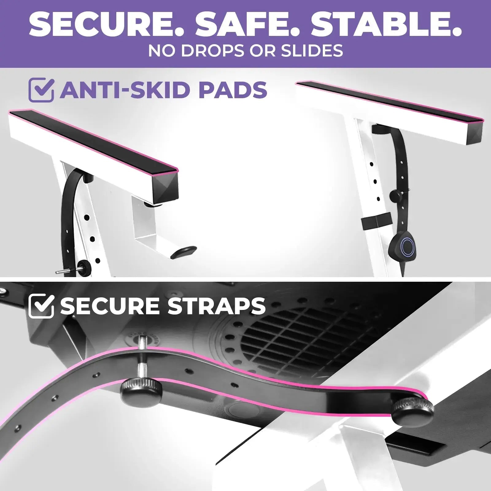 Refurbished Adjustable Z Style White Keyboard Stand