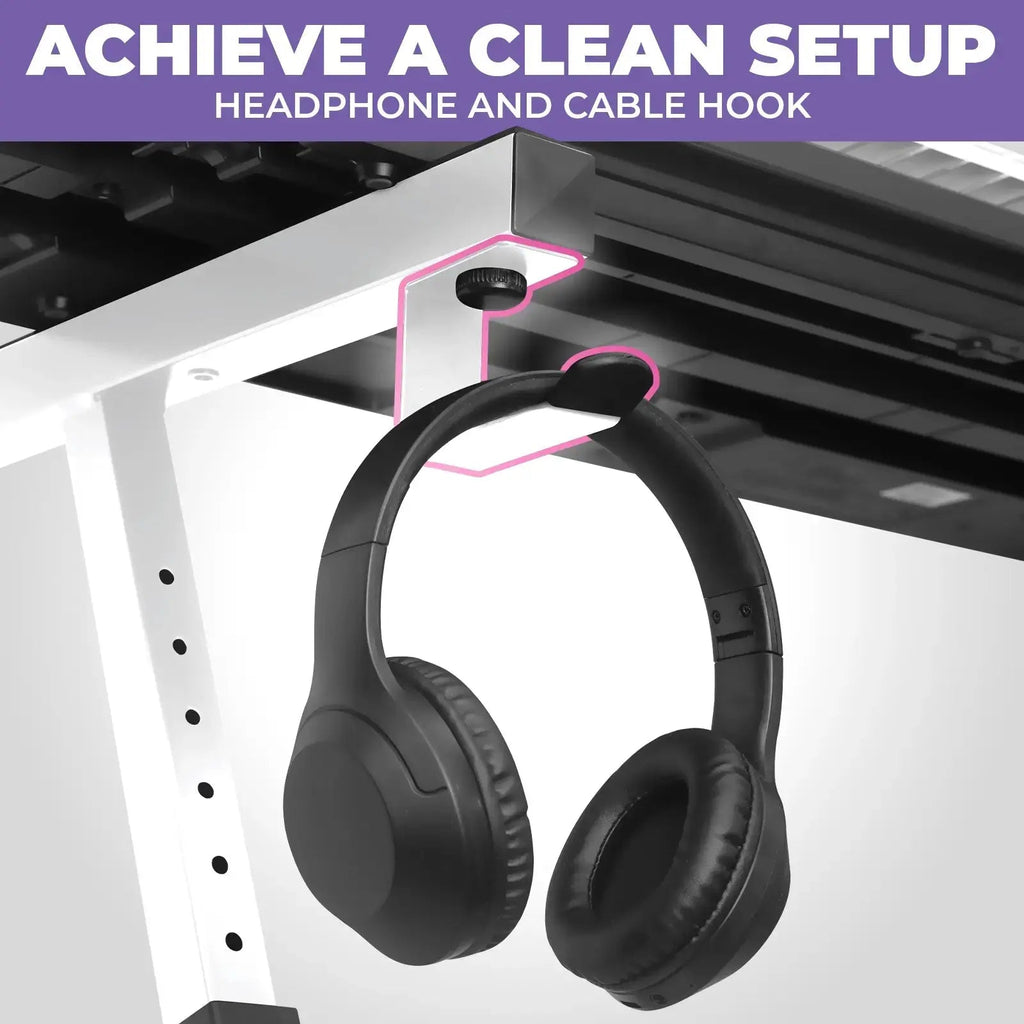 Refurbished Adjustable Z Style White Keyboard Stand