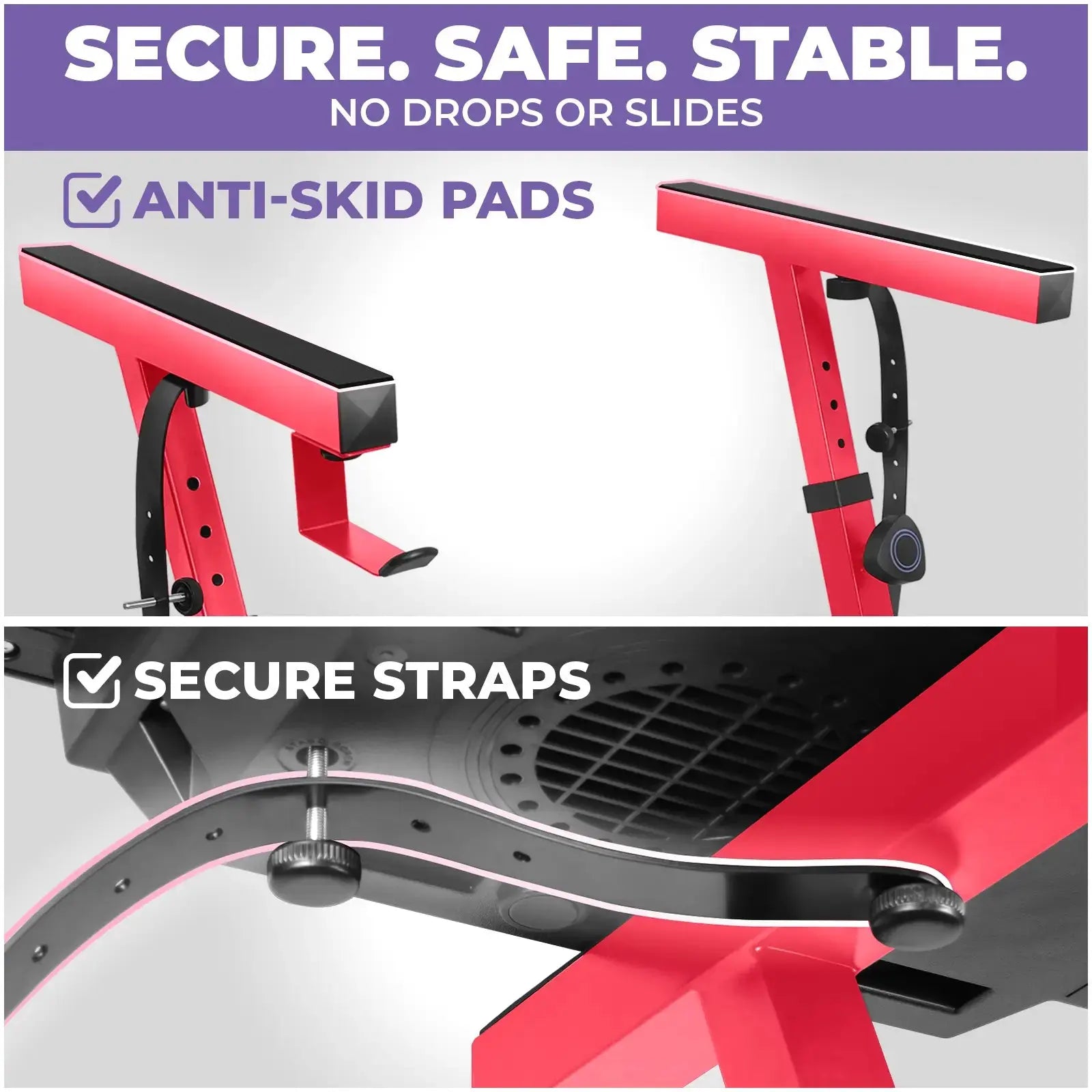 Adjustable Z Style Red Keyboard Stand