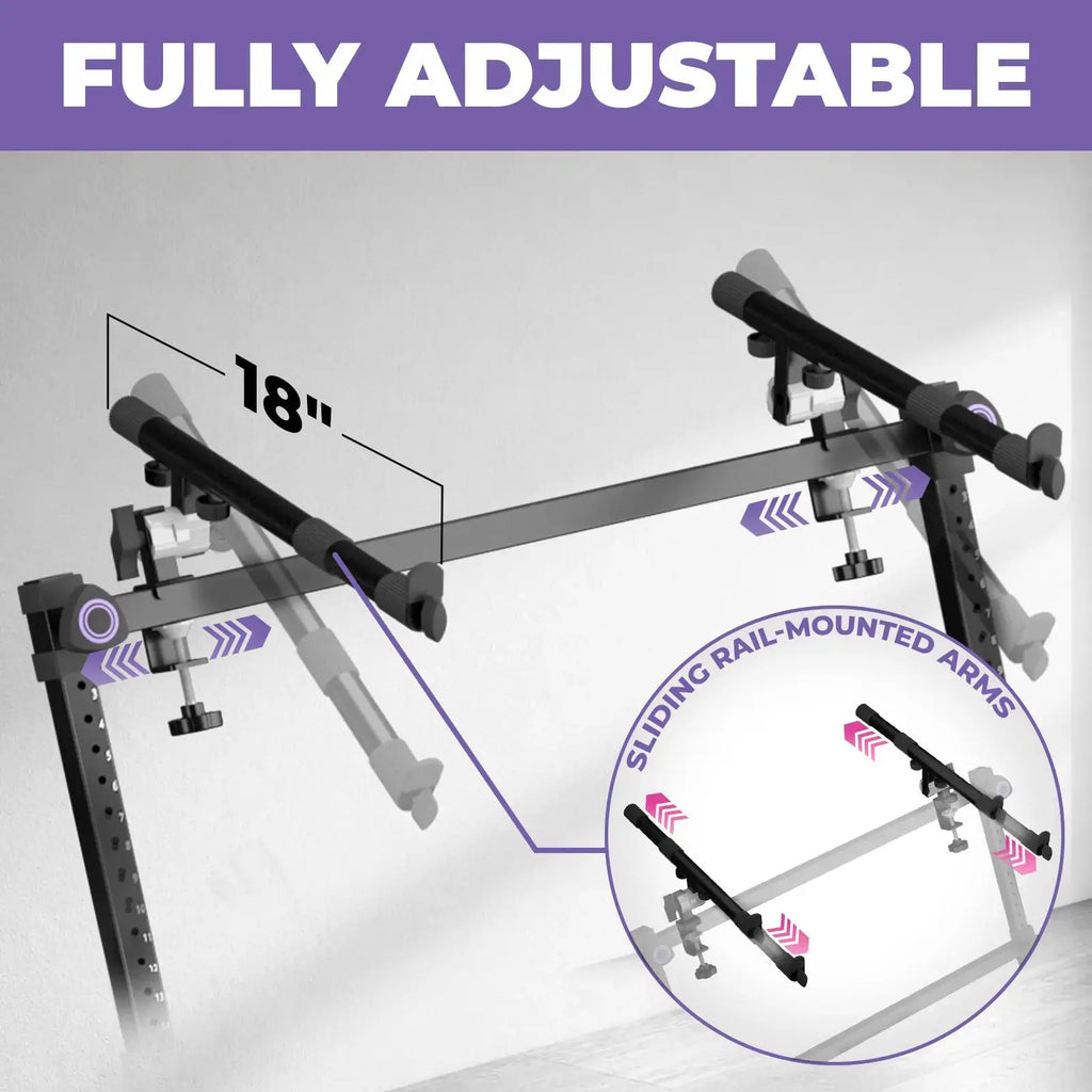 3-Tier Keyboard and Synth Stand Arms