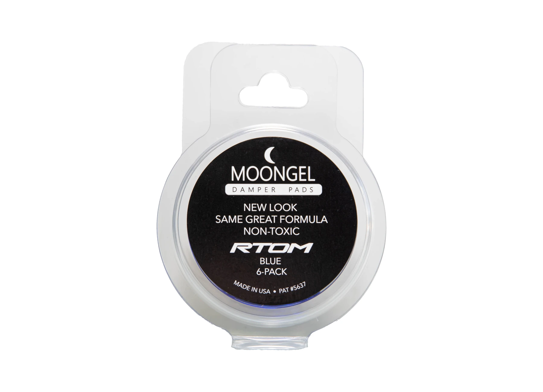 RTOM Moongels Drum Damper Pads - Blue (6-Pack)